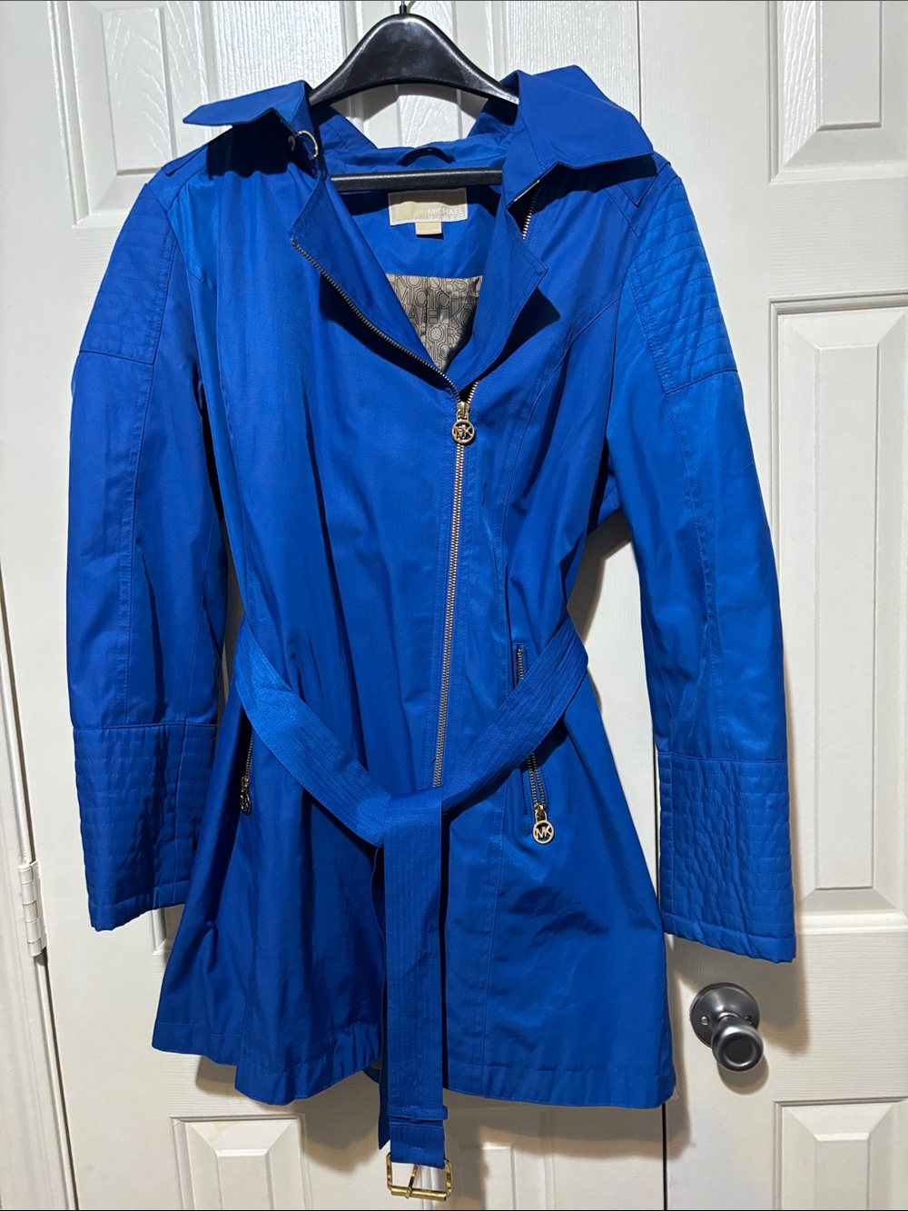 Michael Kors Royal Blue Trench Coat